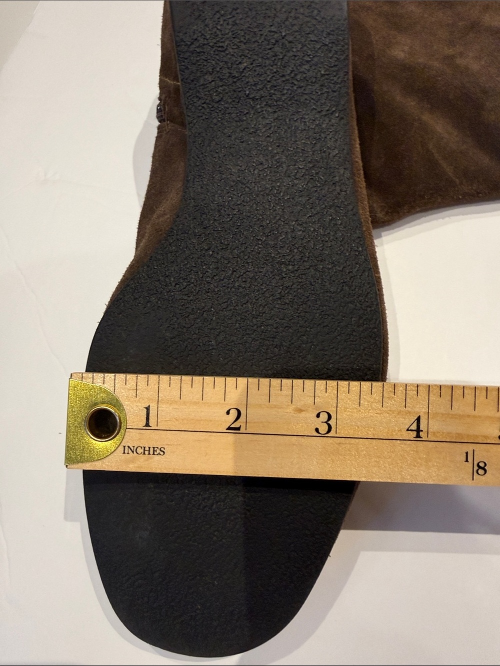 Boden Brown Suede Mid-Calf Flat Boots EU40 US 8.5 - Picture 10 of 11